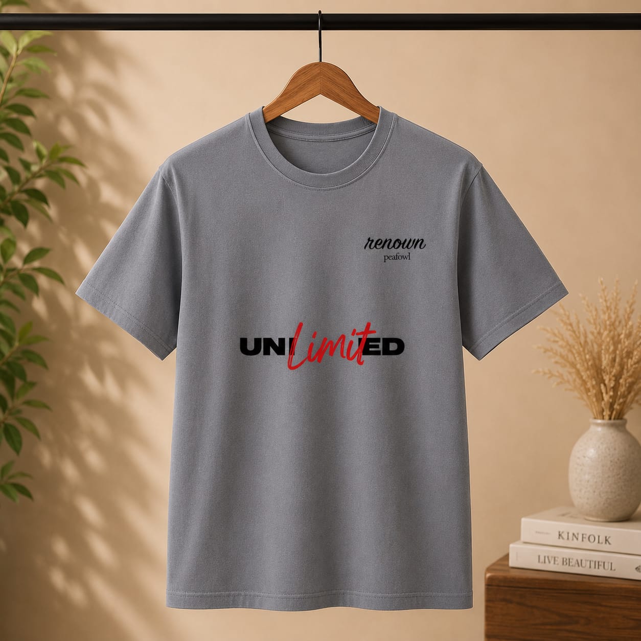 OVER SIZED PRINTED T-SHIRT