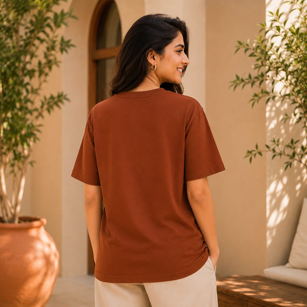 OVER SIZED PRINTED T-SHIRT