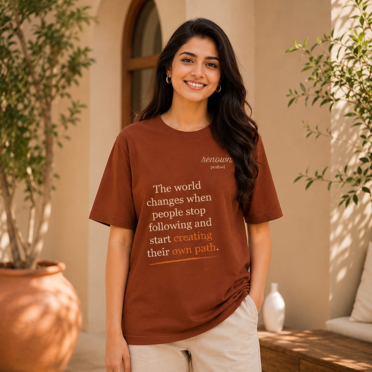 OVER SIZED PRINTED T-SHIRT