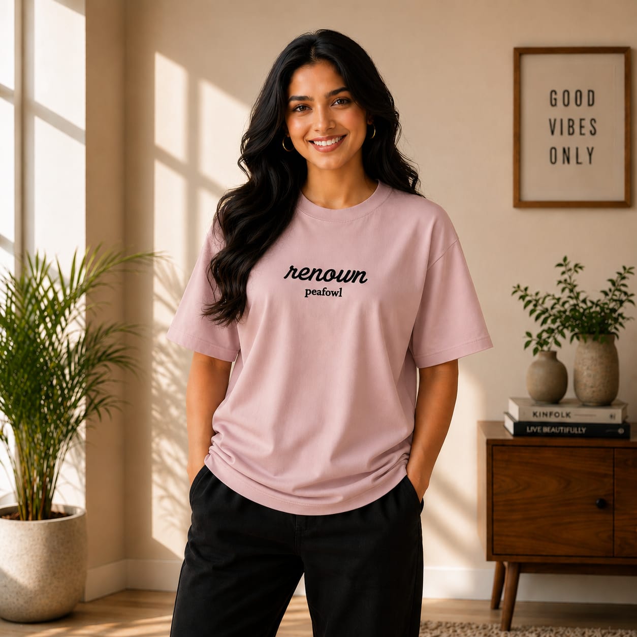 OVER SIZED PLAIN T-SHIRT