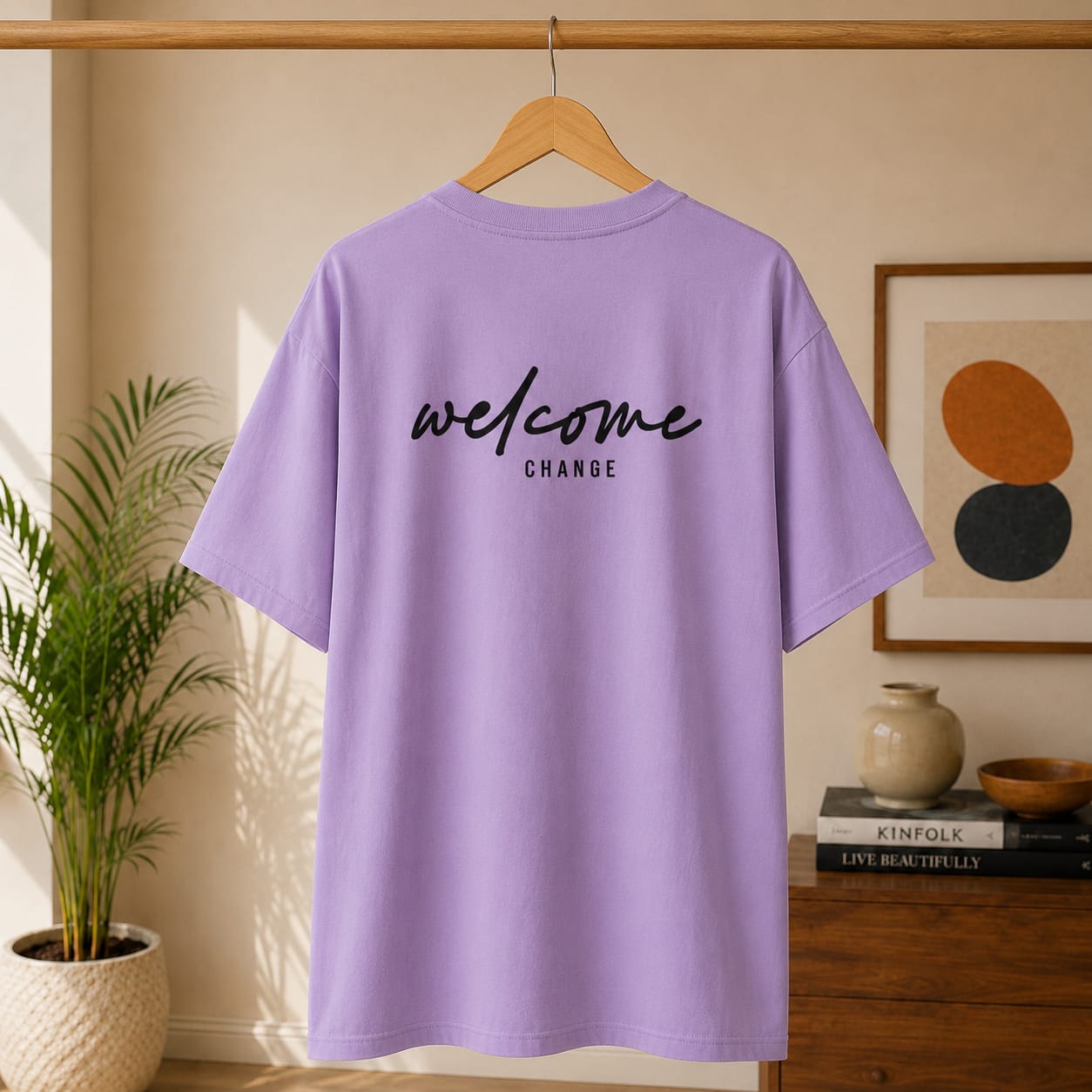 OVER SIZED PRINTED T-SHIRT