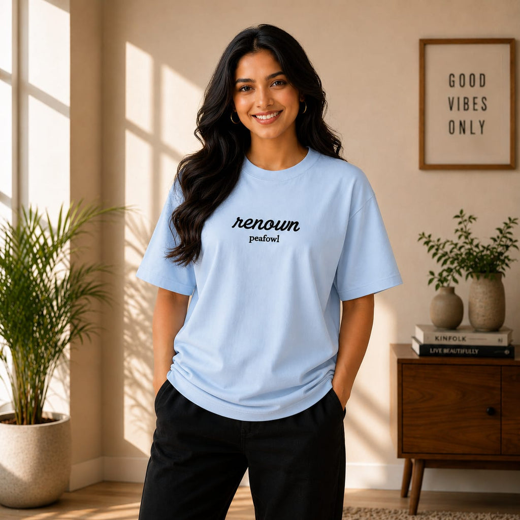 OVER SIZED PLAIN T-SHIRT