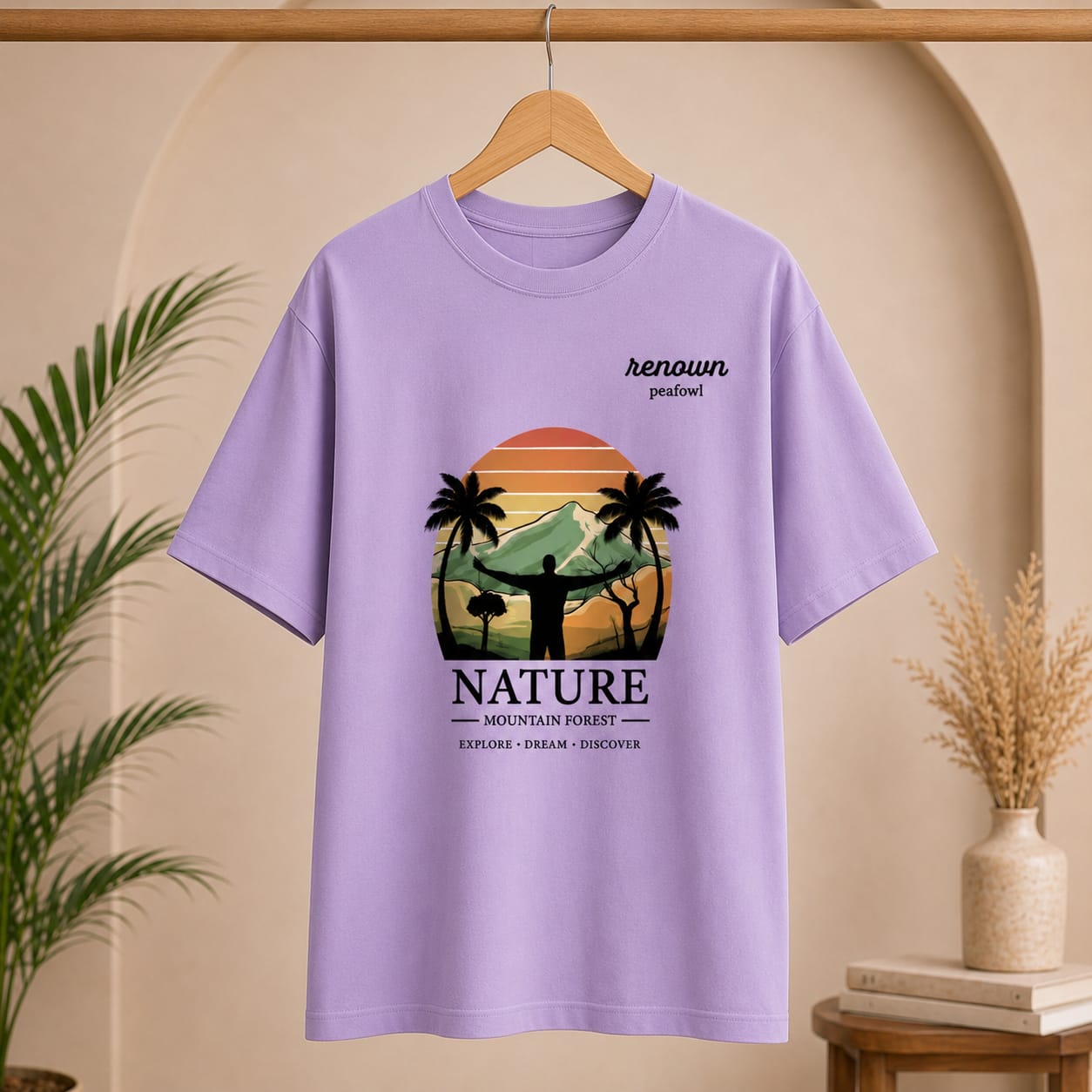 OVER SIZED PRINTED T-SHIRT