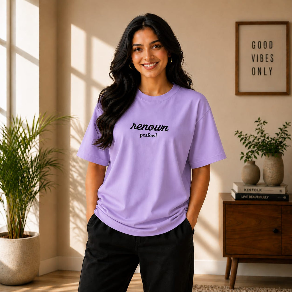 OVER SIZED PLAIN T-SHIRT