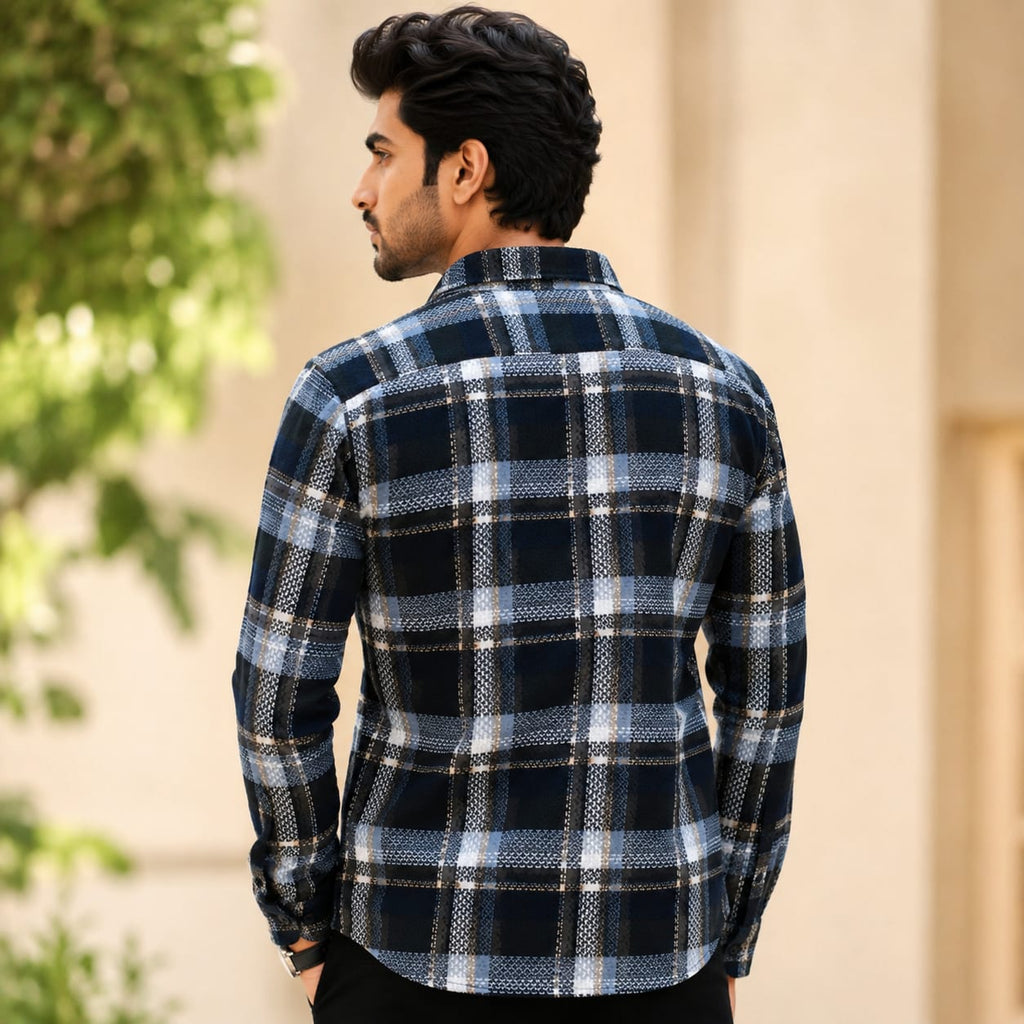 DOUBLE POCKET CHECK SHIRT