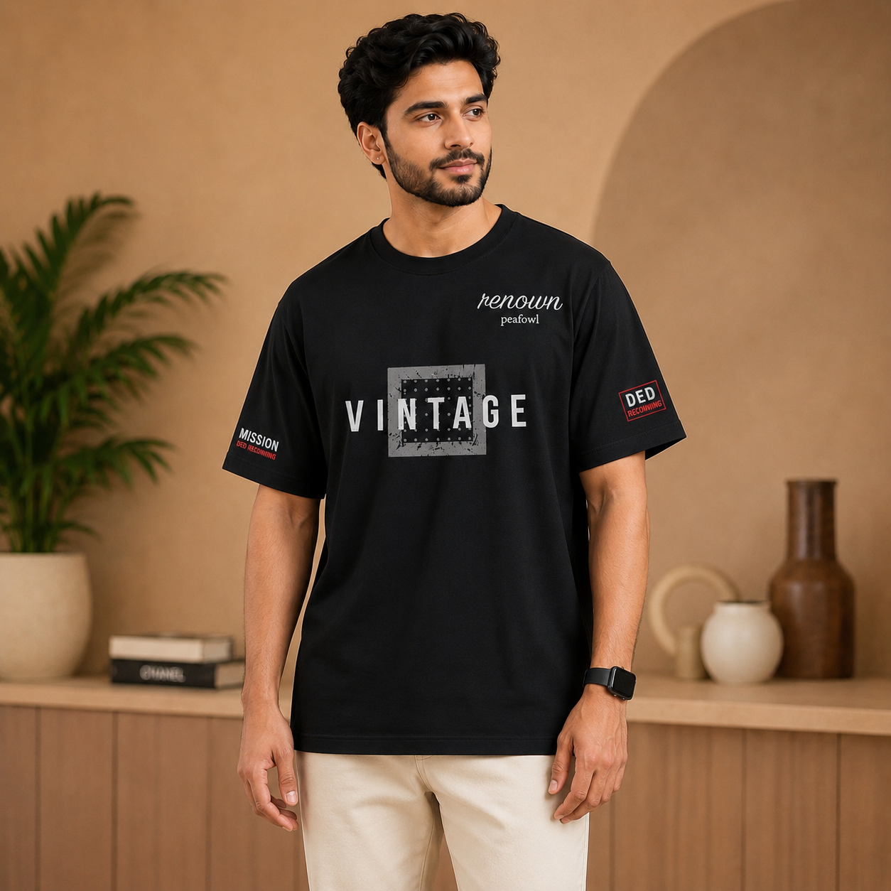 PRINTED T-SHIRT OVER SIZED
