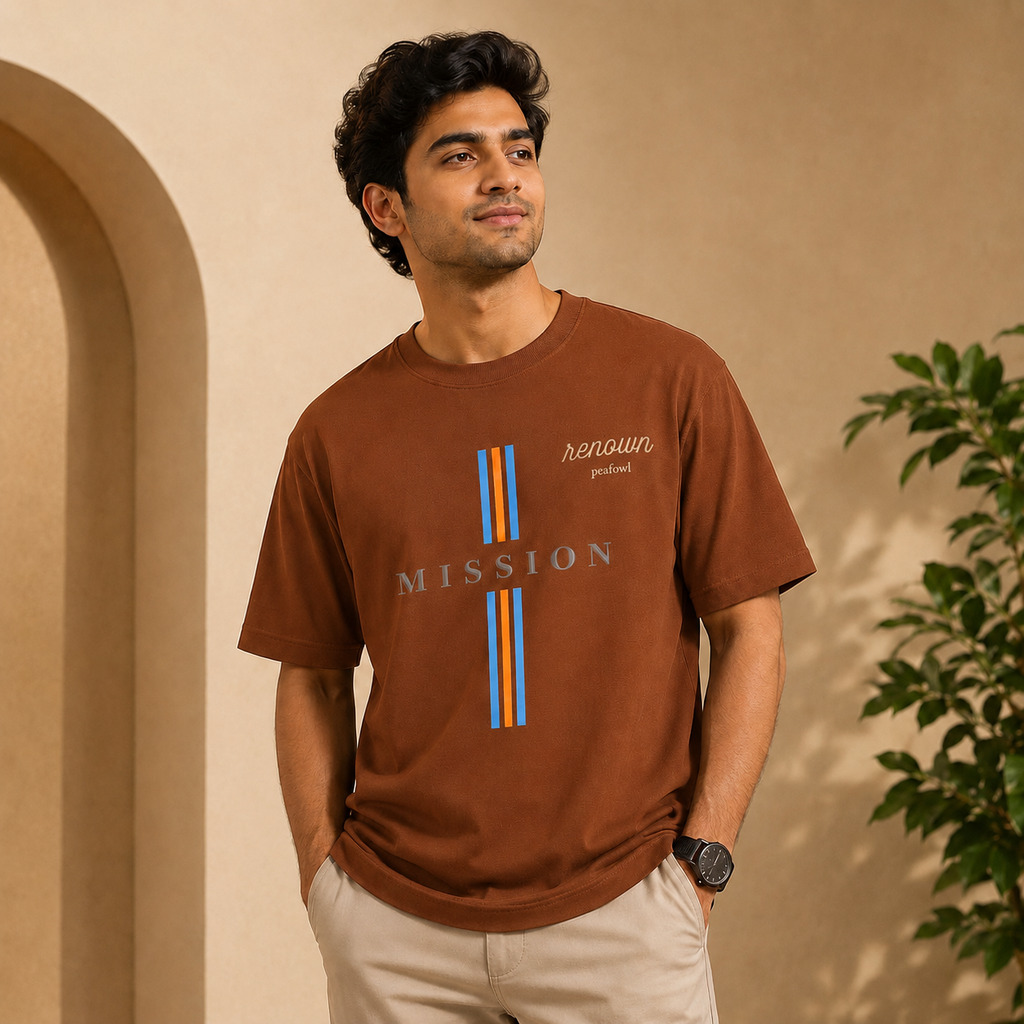 OVER SIZED PRINTED T-SHIRT