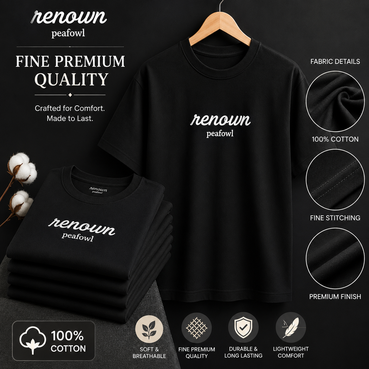 OVER SIZED PLAIN T-SHIRT