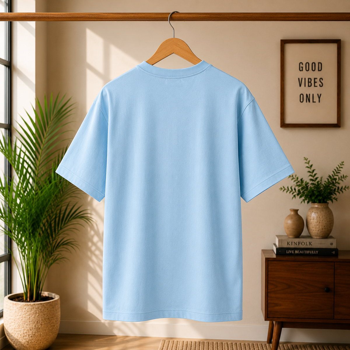 OVER SIZED PLAIN T-SHIRT