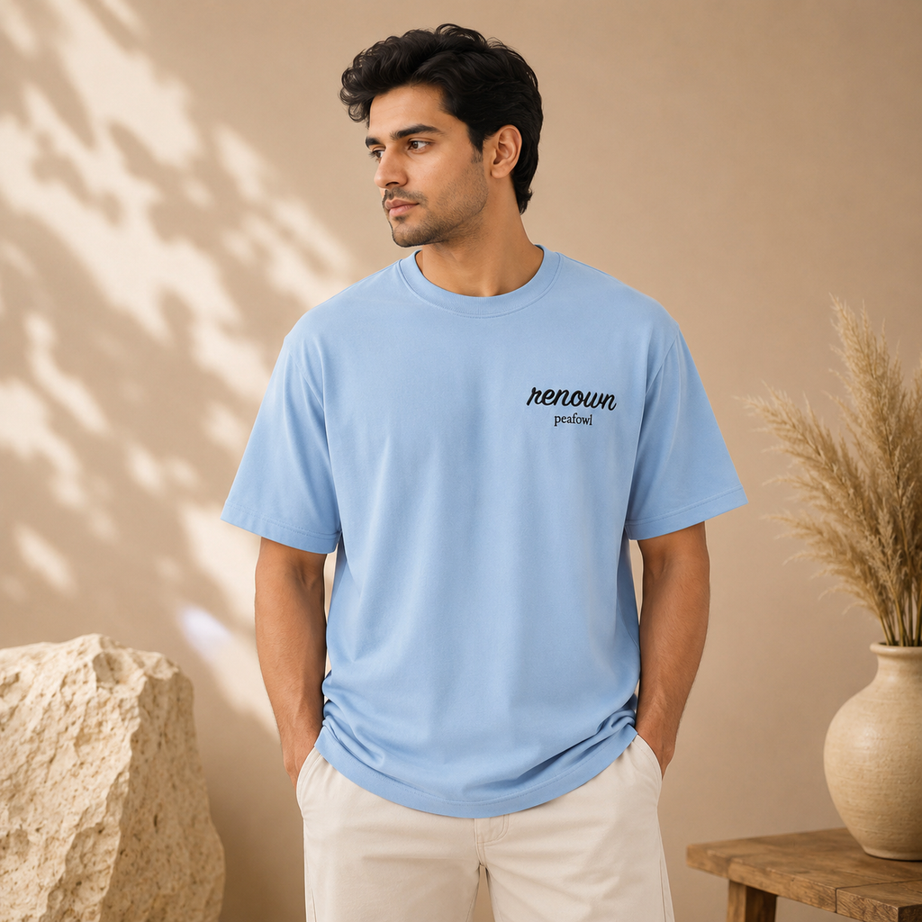 OVER SIZED PLAIN T-SHIRT