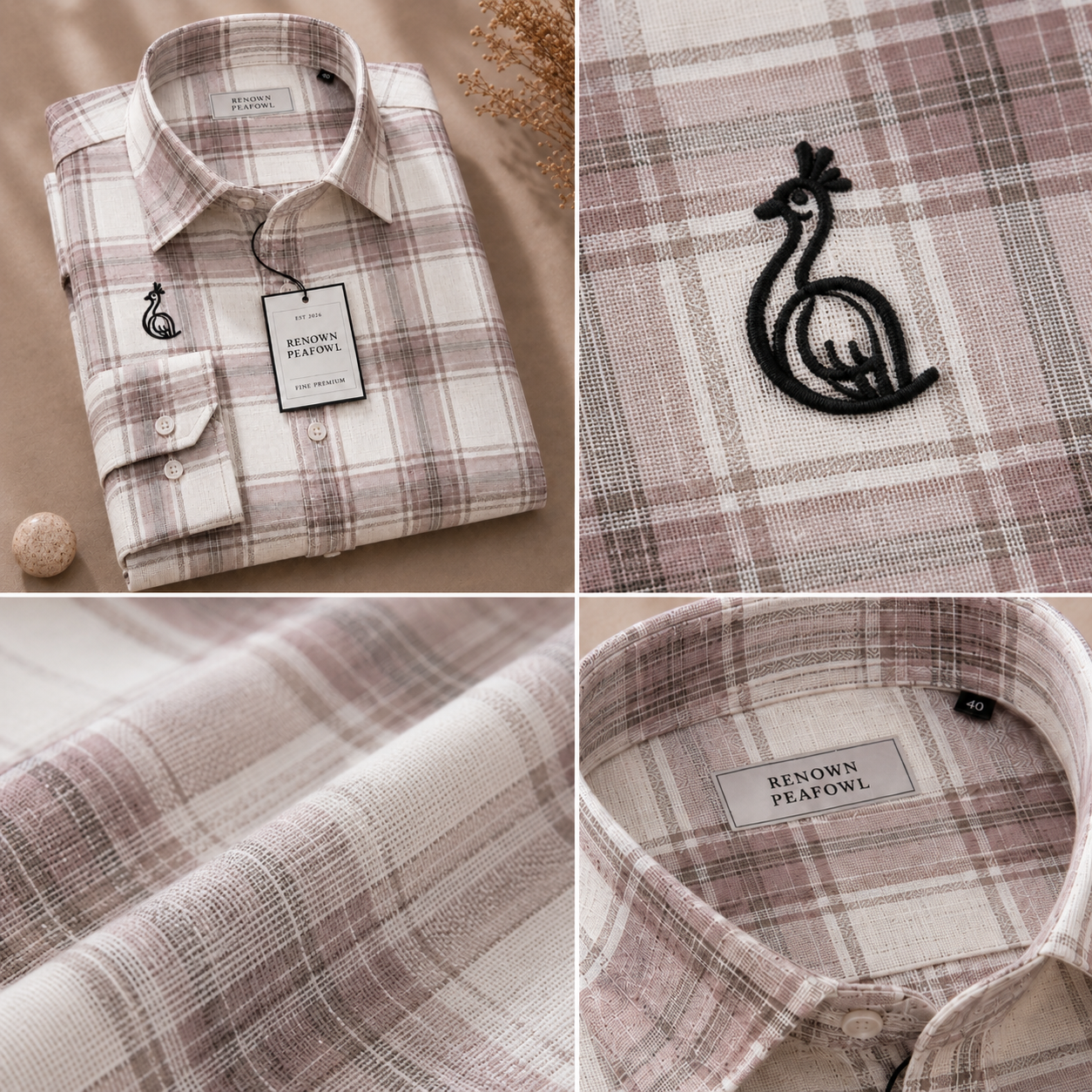 CHECKS SHIRT WITHOUT POCKET