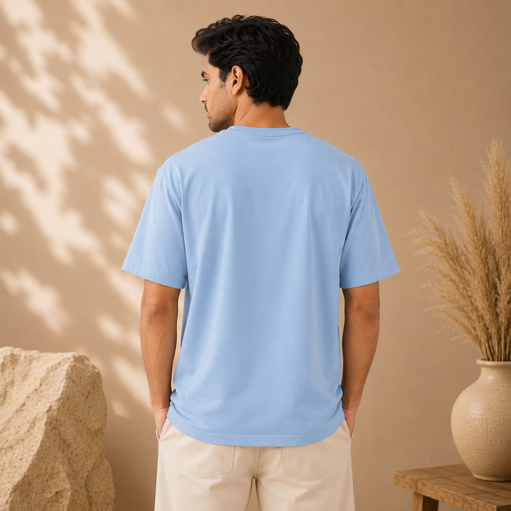 OVER SIZED PLAIN T-SHIRT