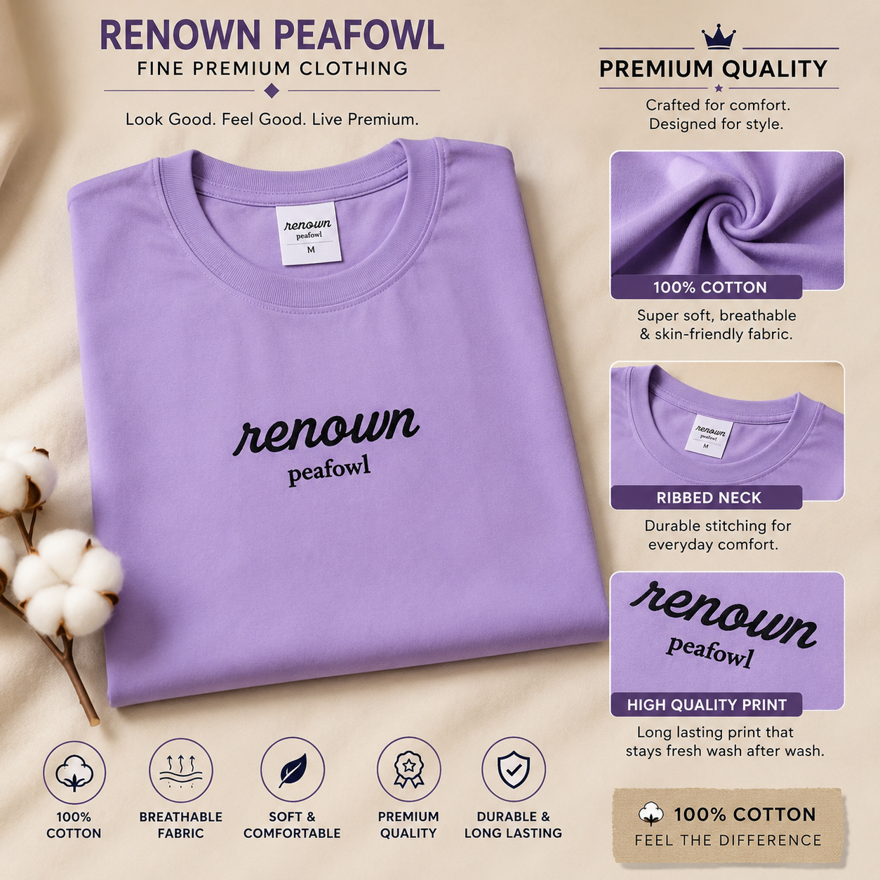 OVER SIZED PLAIN T-SHIRT