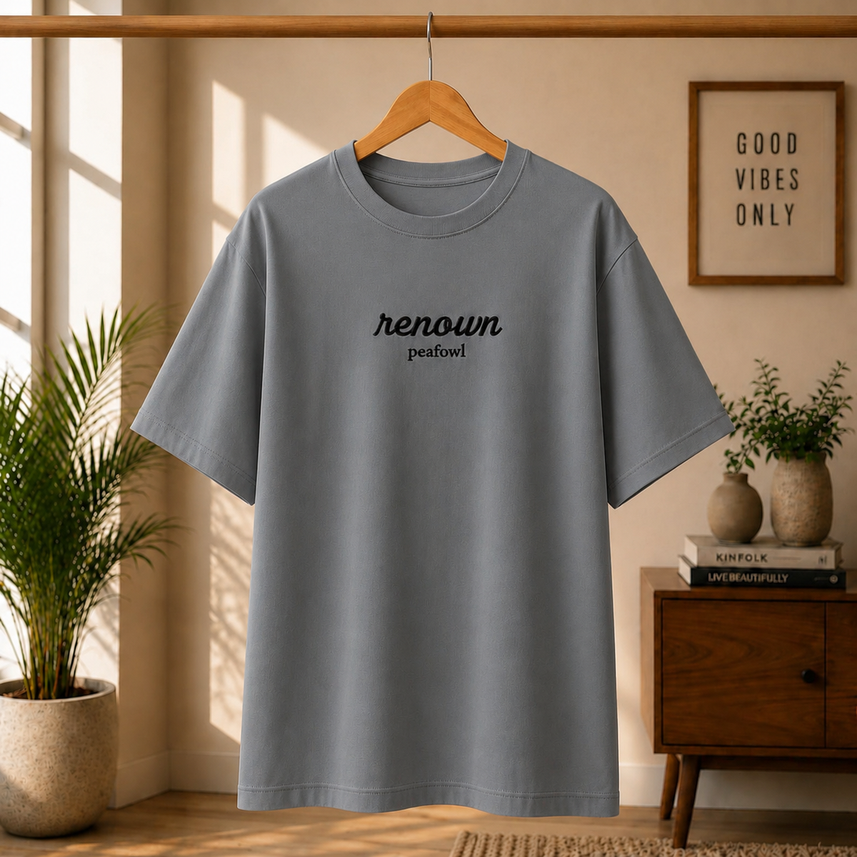 OVER SIZED PLAIN T-SHIRT