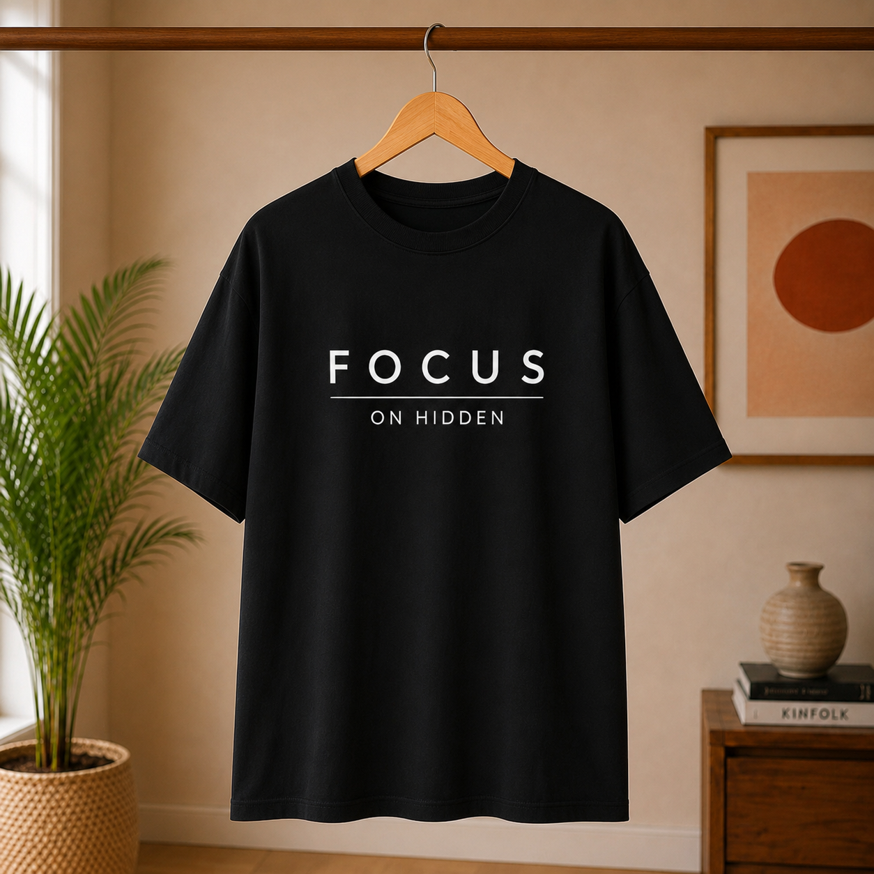 OVER SIZED PRINTED T-SHIRT