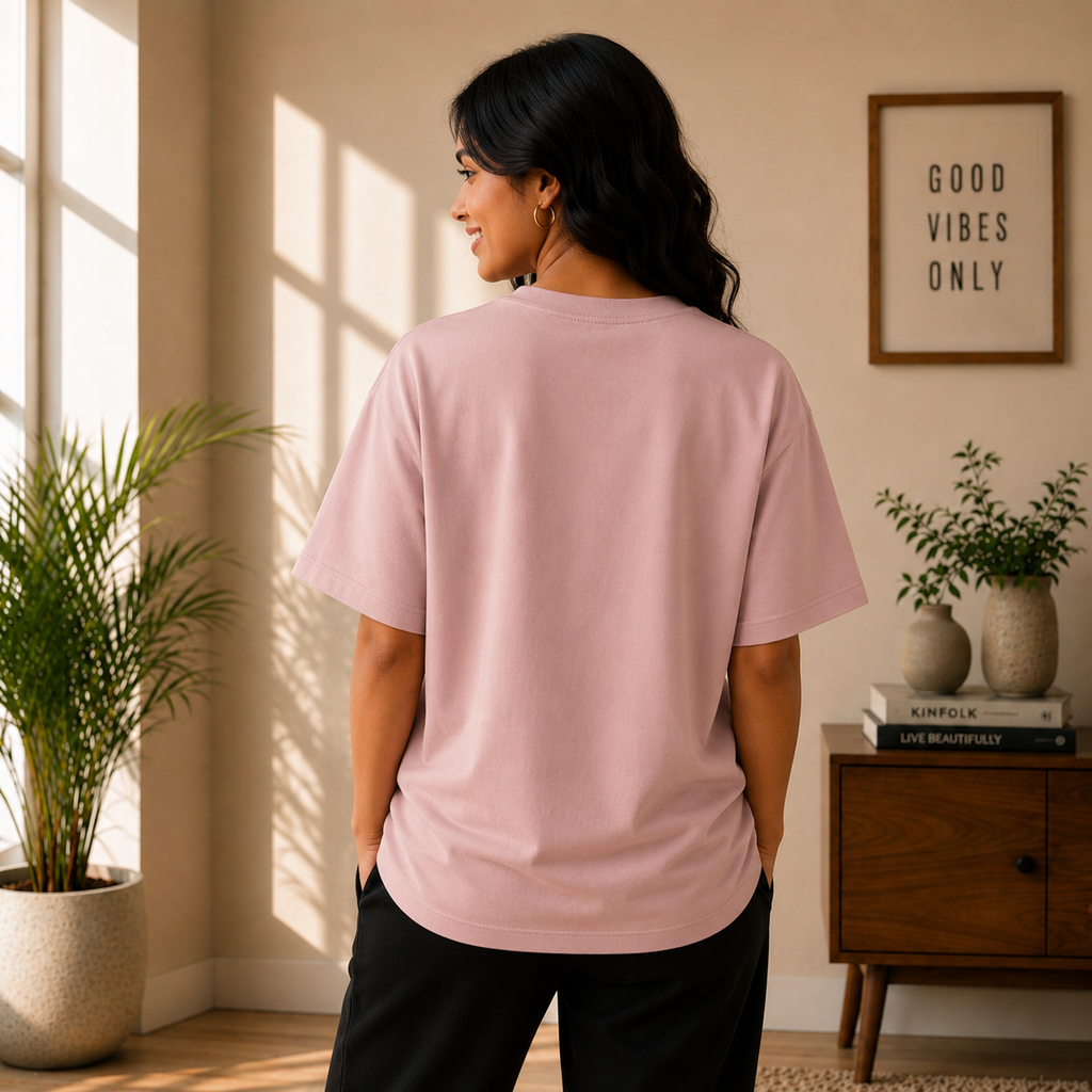 OVER SIZED PLAIN T-SHIRT