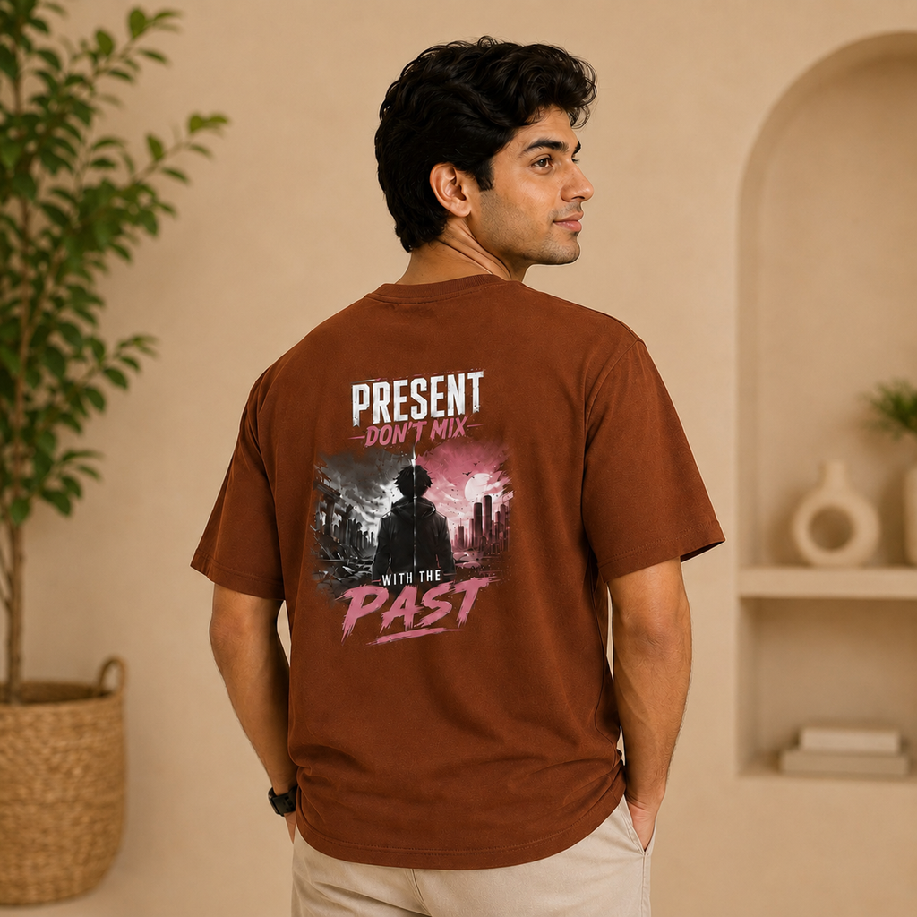 OVER SIZED PRINTED T-SHIRT