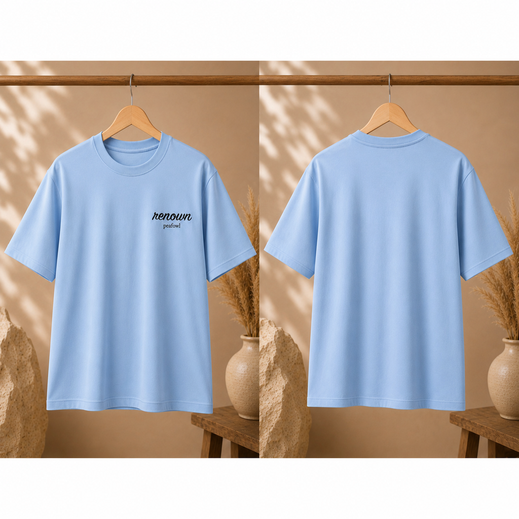OVER SIZED PLAIN T-SHIRT