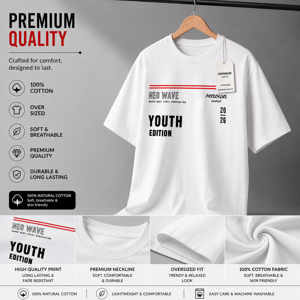 PRINTED T-SHIRT OVER SIZED