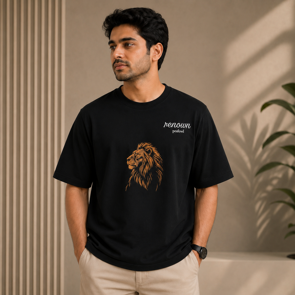 OVER SIZED PRINTED T-SHIRT