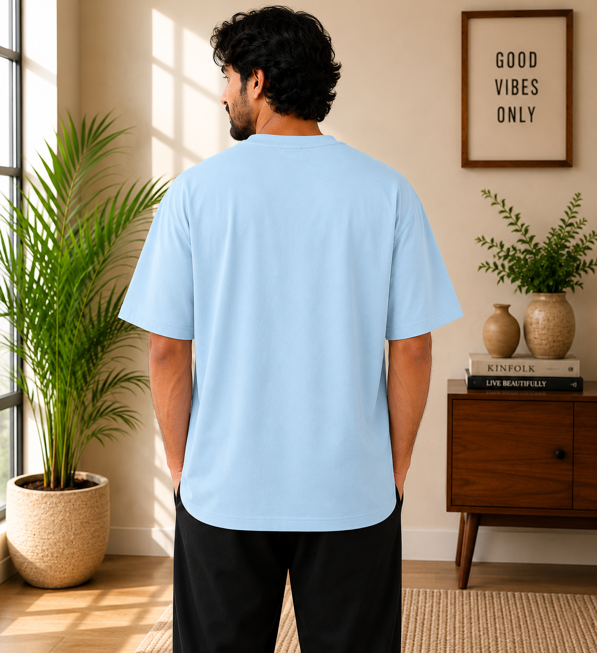 OVER SIZED PLAIN T-SHIRT