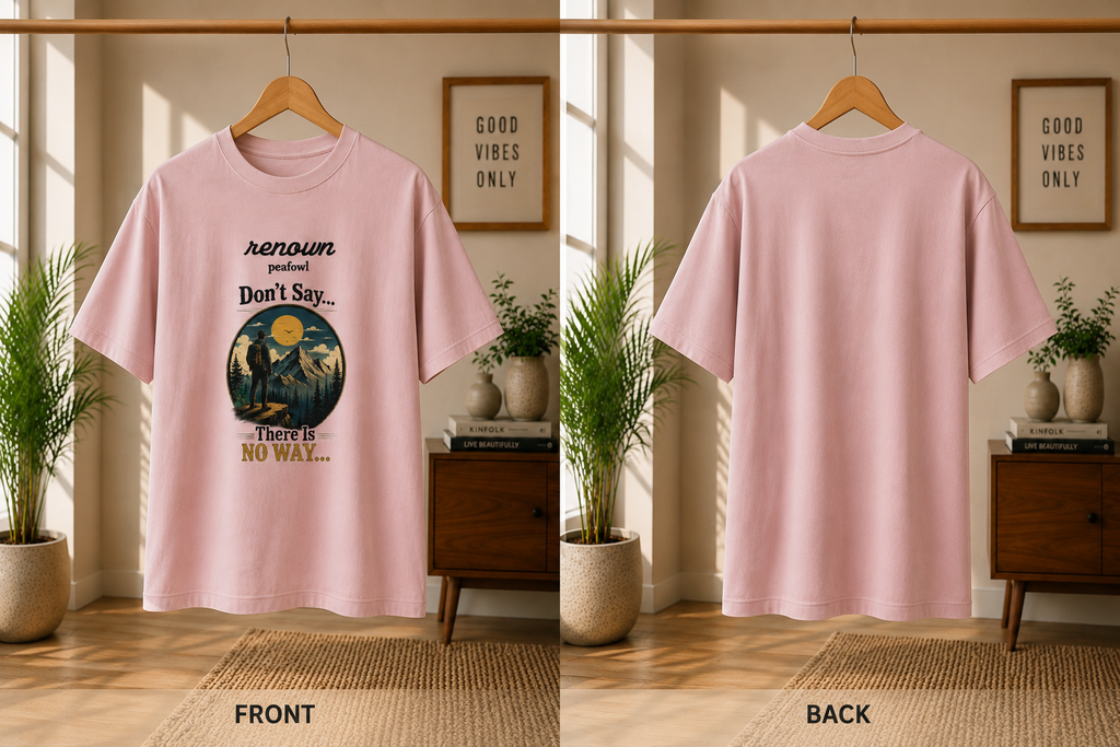 OVER SIZED PRINTED T-SHIRT