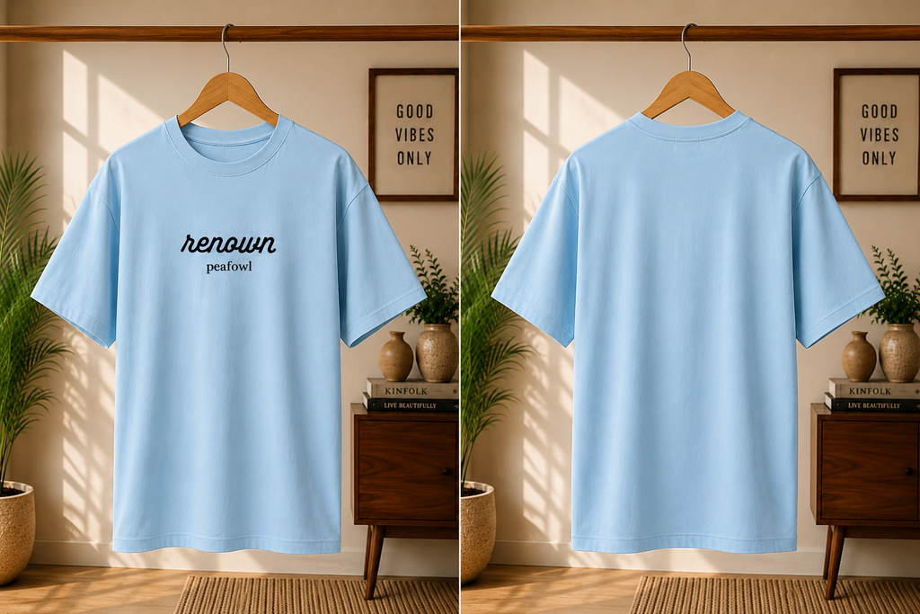 OVER SIZED PLAIN T-SHIRT