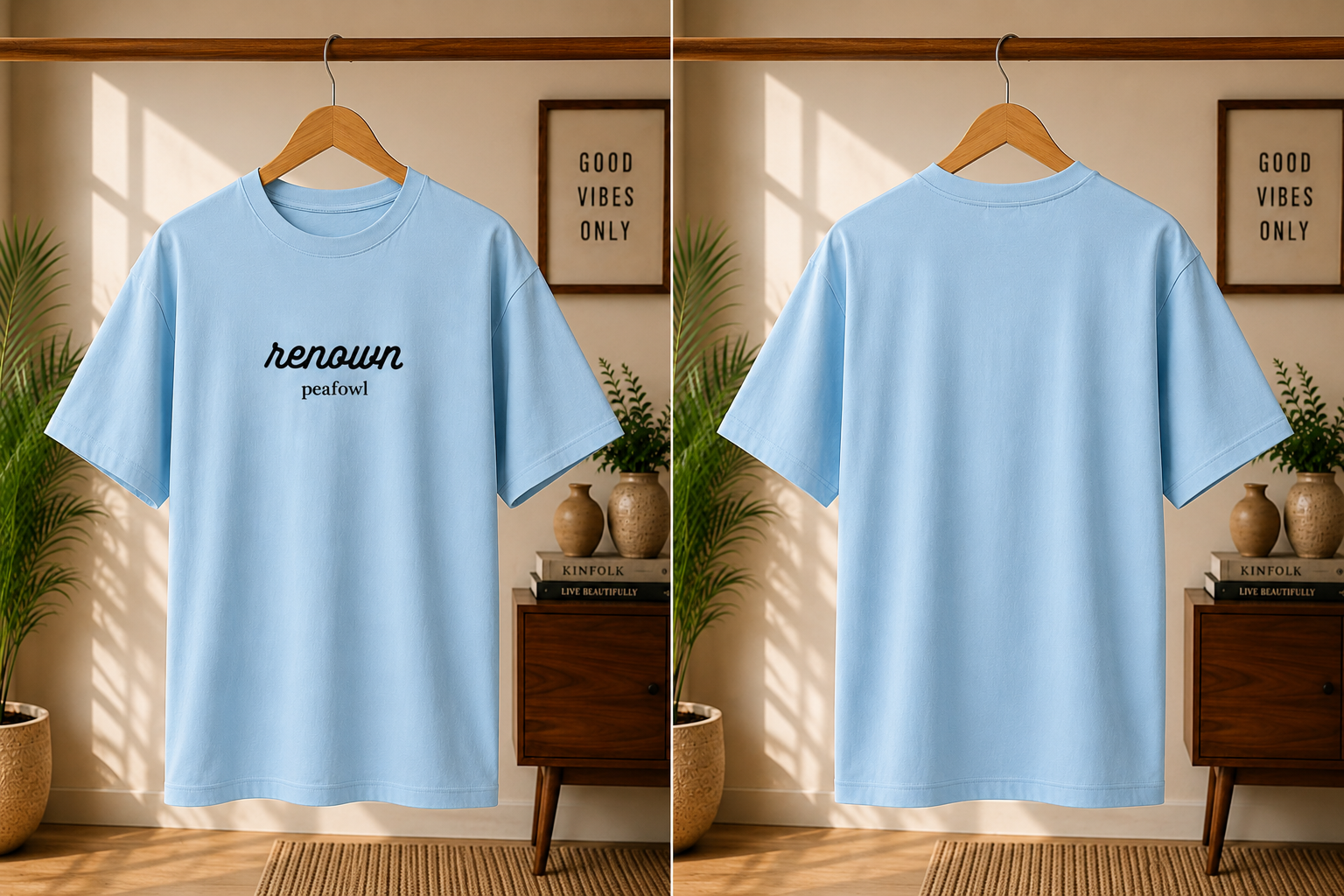 OVER SIZED PLAIN T-SHIRT