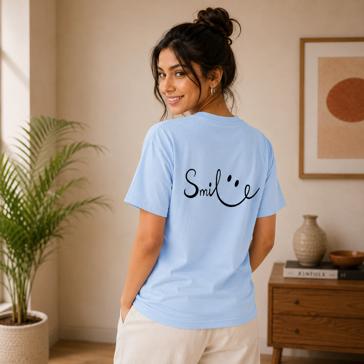OVER SIZED PRINTED T-SHIRT