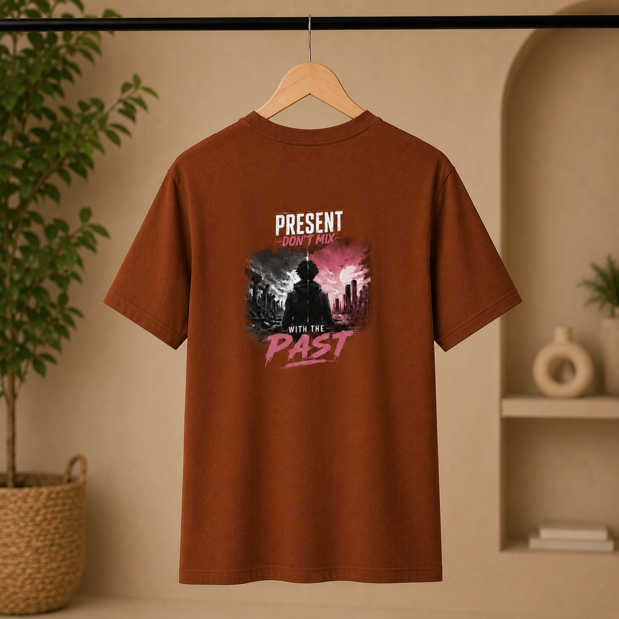 OVER SIZED PRINTED T-SHIRT