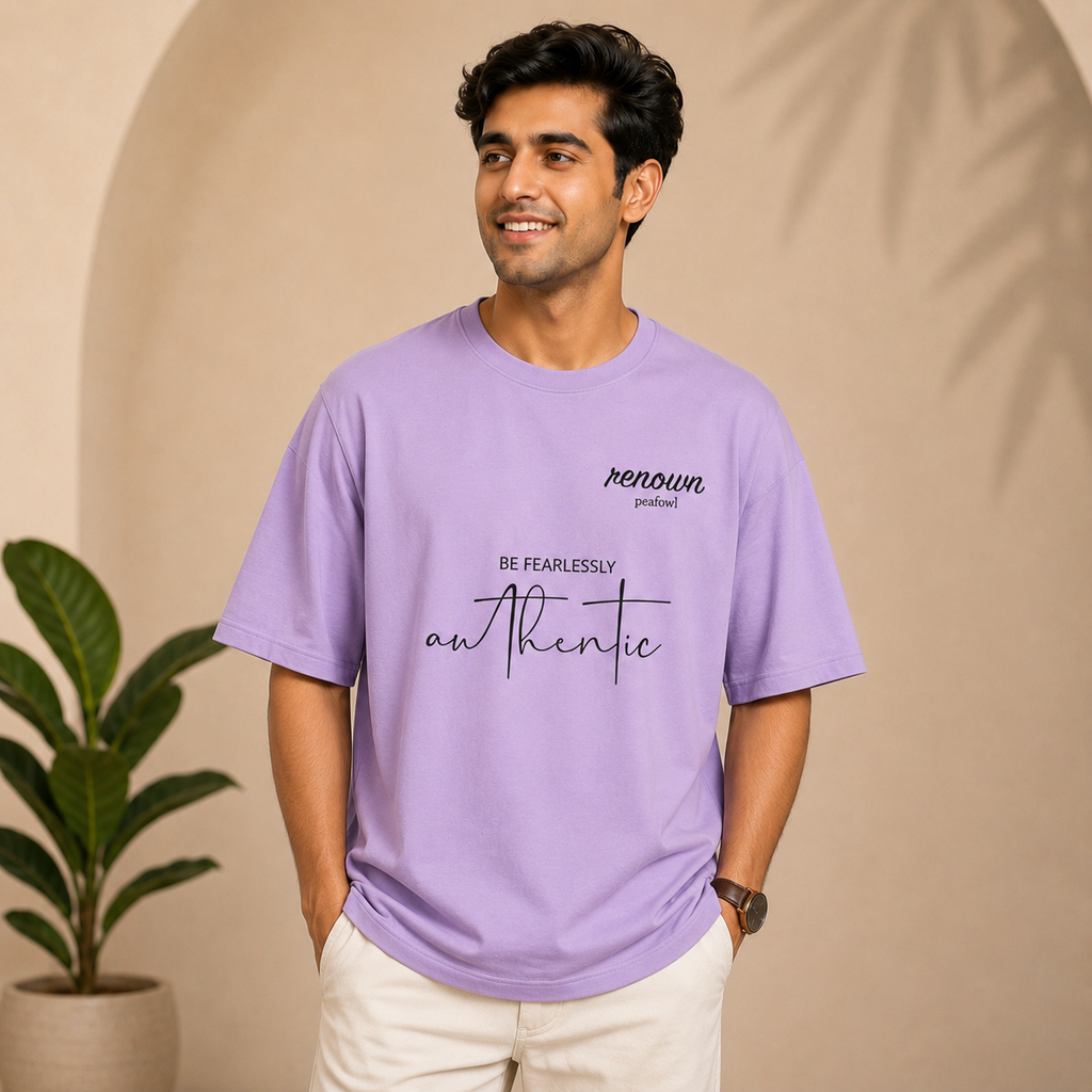 OVER SIZED PRINTED T-SHIRT