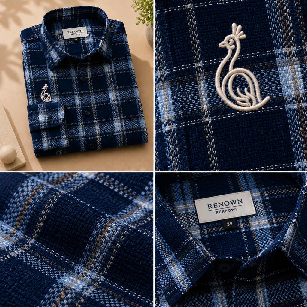 DOUBLE POCKET CHECK SHIRT