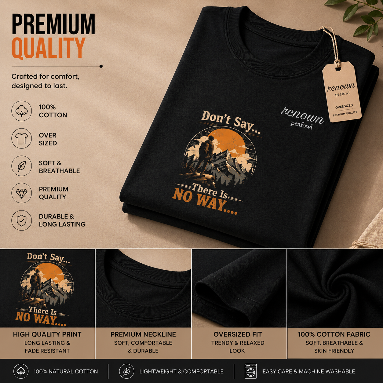 PRINTED T-SHIRT OVER SIZED