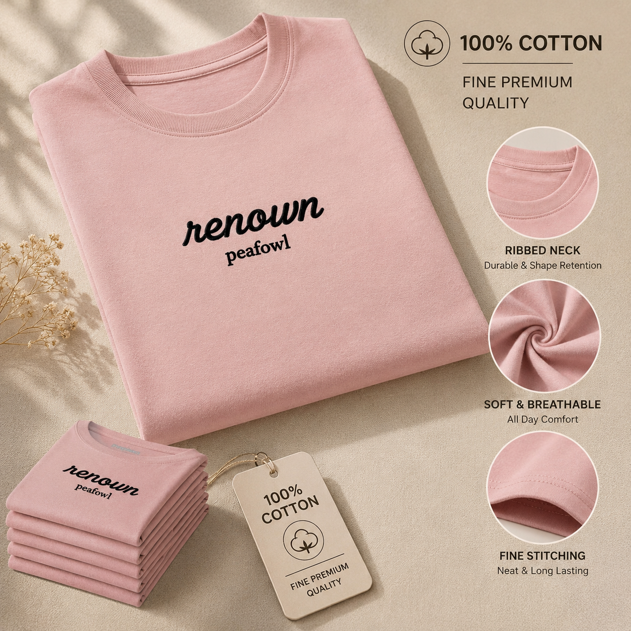 OVER SIZED PLAIN T-SHIRT