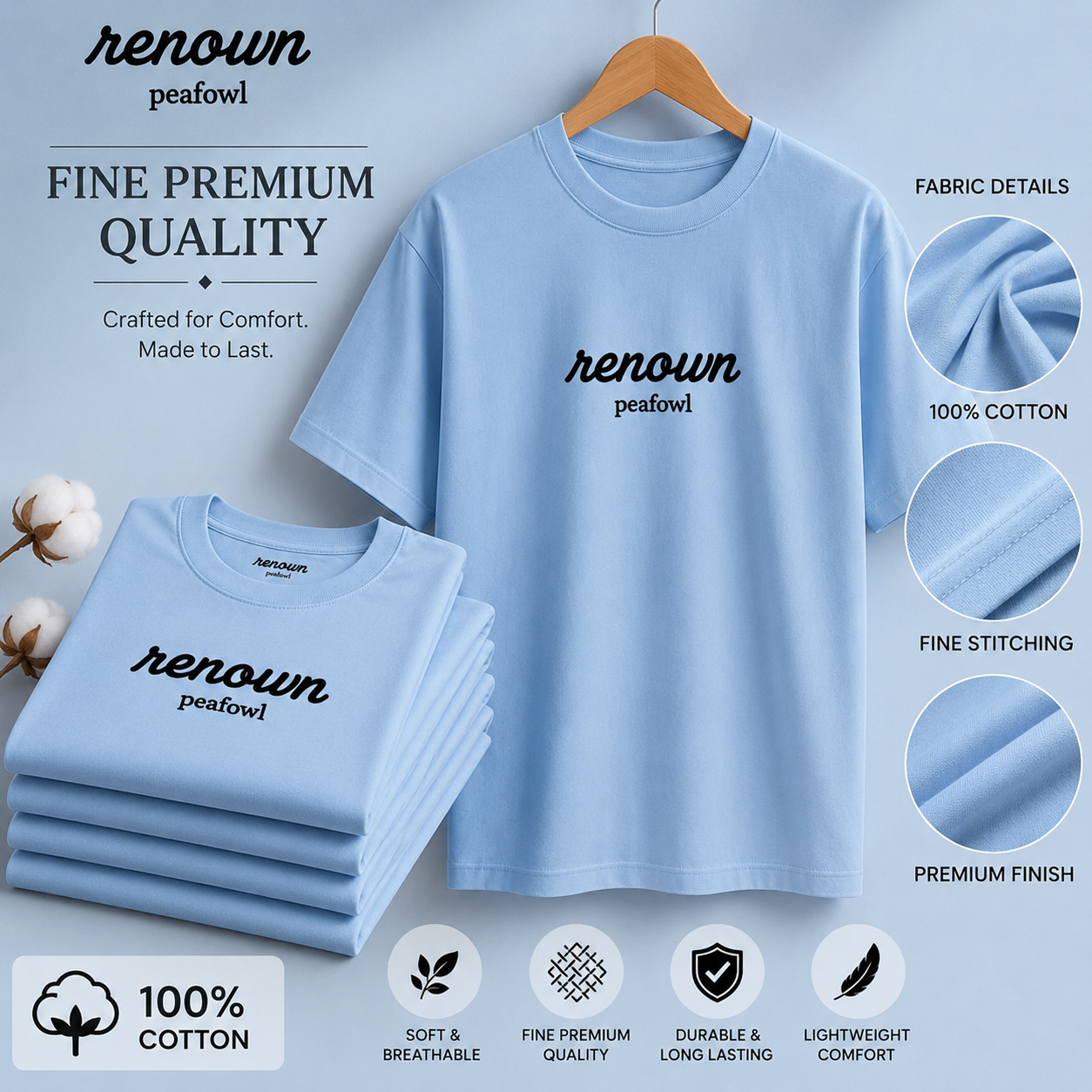 OVER SIZED PLAIN T-SHIRT