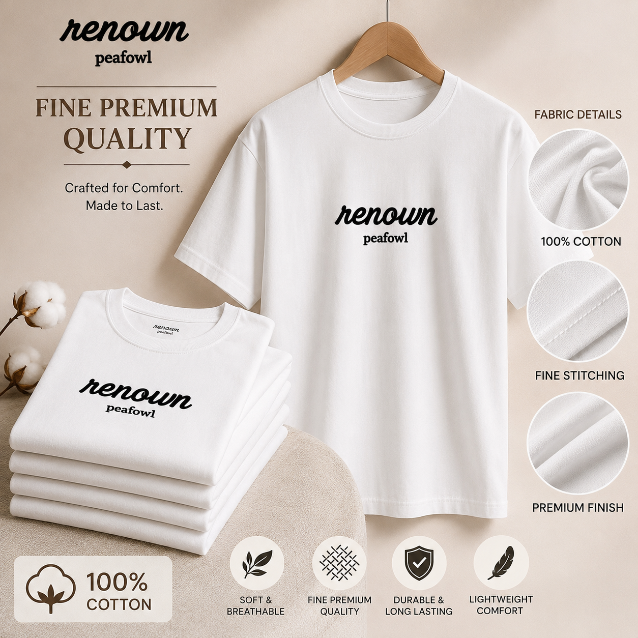 OVER SIZED PLAIN T-SHIRT