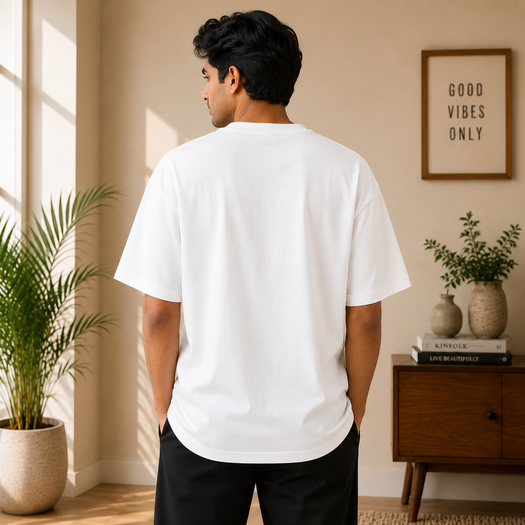 PLAIN  T-SHIRT OVER SIZED