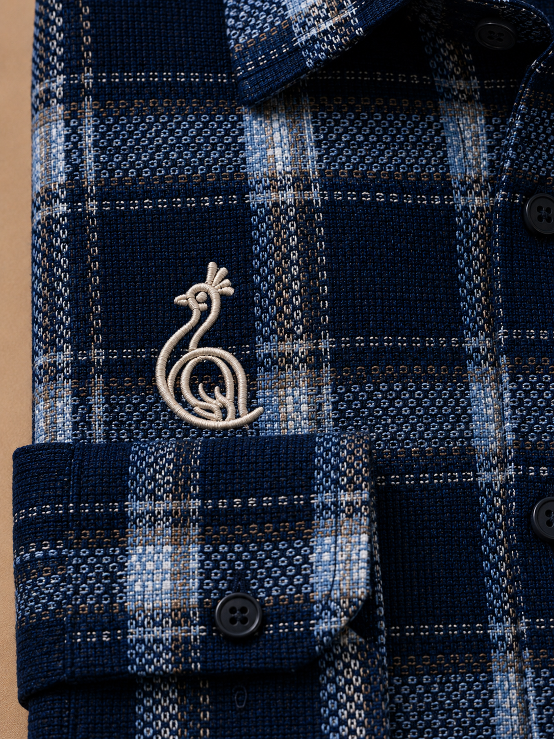 DOUBLE POCKET CHECK SHIRT