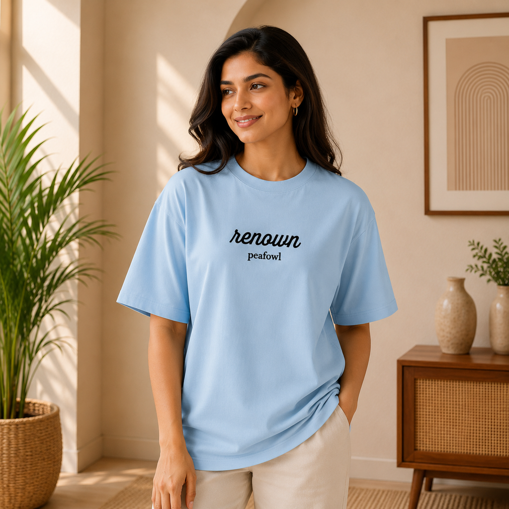 OVER SIZED PLAIN T-SHIRT