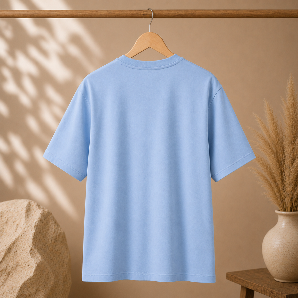 OVER SIZED PLAIN T-SHIRT