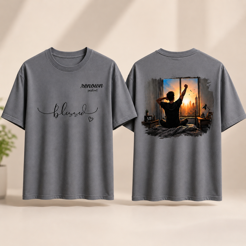 OVER SIZED PRINTED T-SHIRT