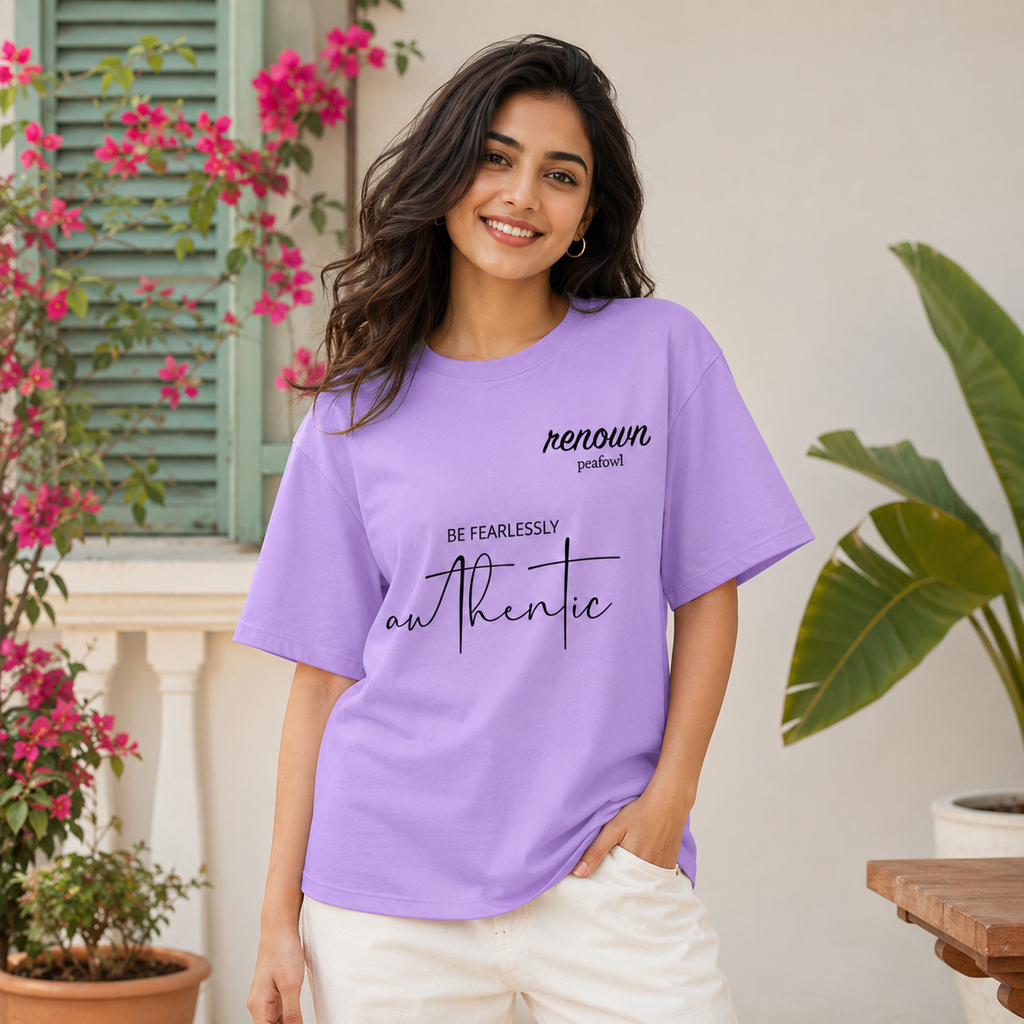 OVER SIZED PRINTED T-SHIRT