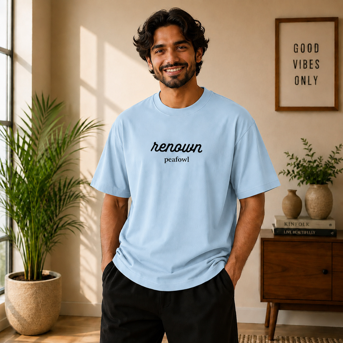 OVER SIZED PLAIN T-SHIRT