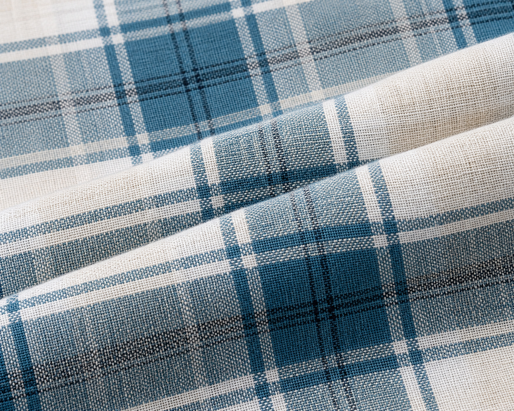 REGULAR COLLAR CHECK SHIRT WITH SINGLE POCKET