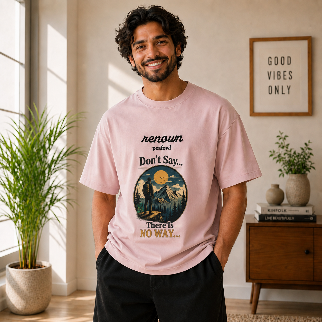 OVER SIZED PRINTED T-SHIRT