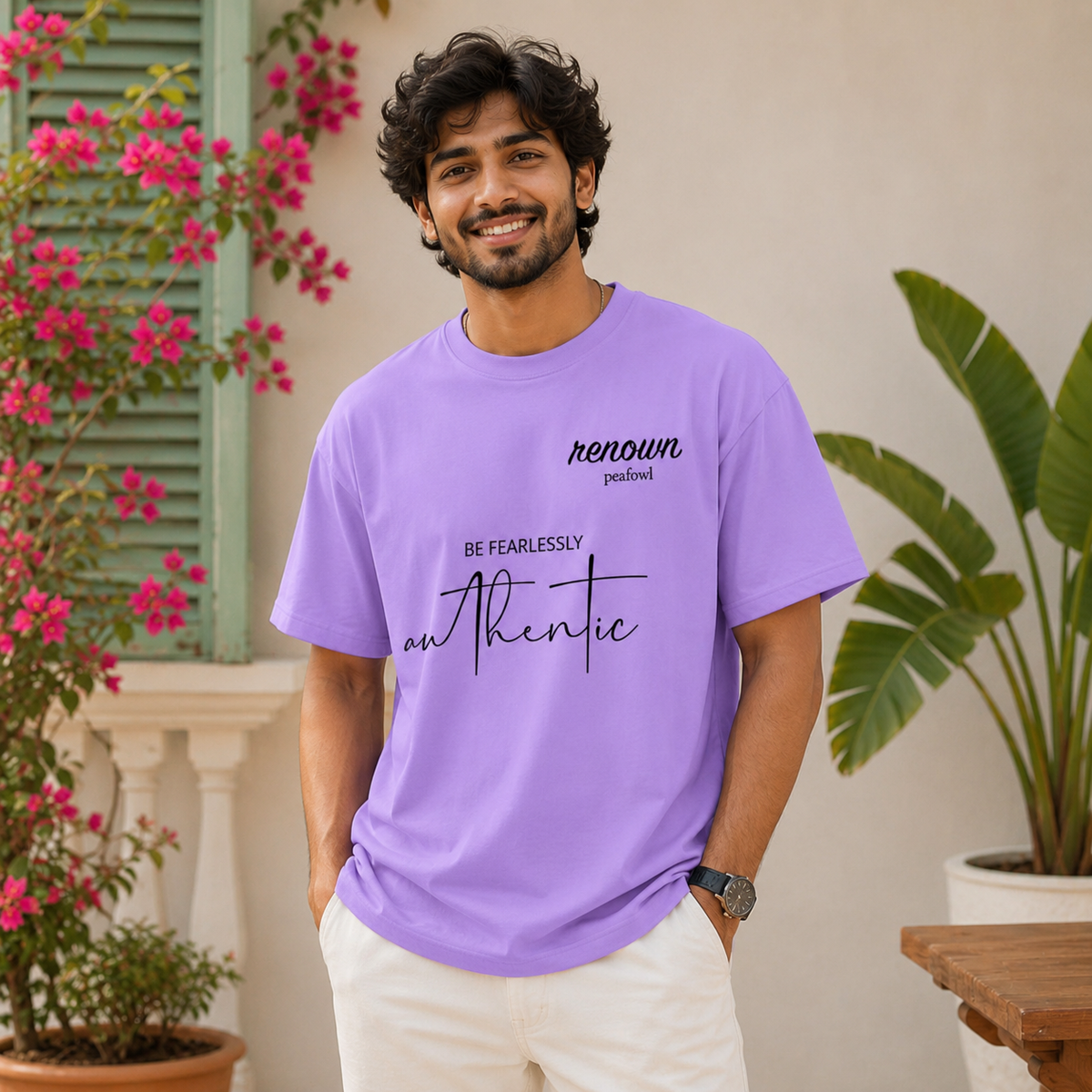 OVER SIZED PRINTED T-SHIRT