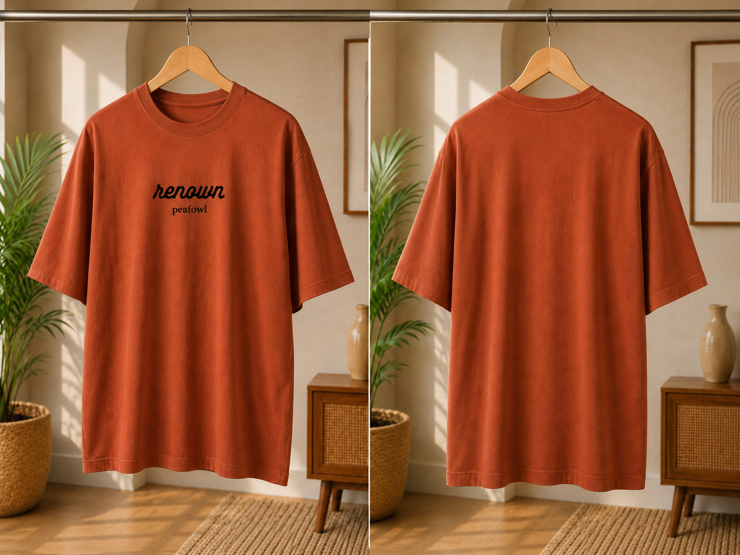 OVER SIZED PLAIN T-SHIRT