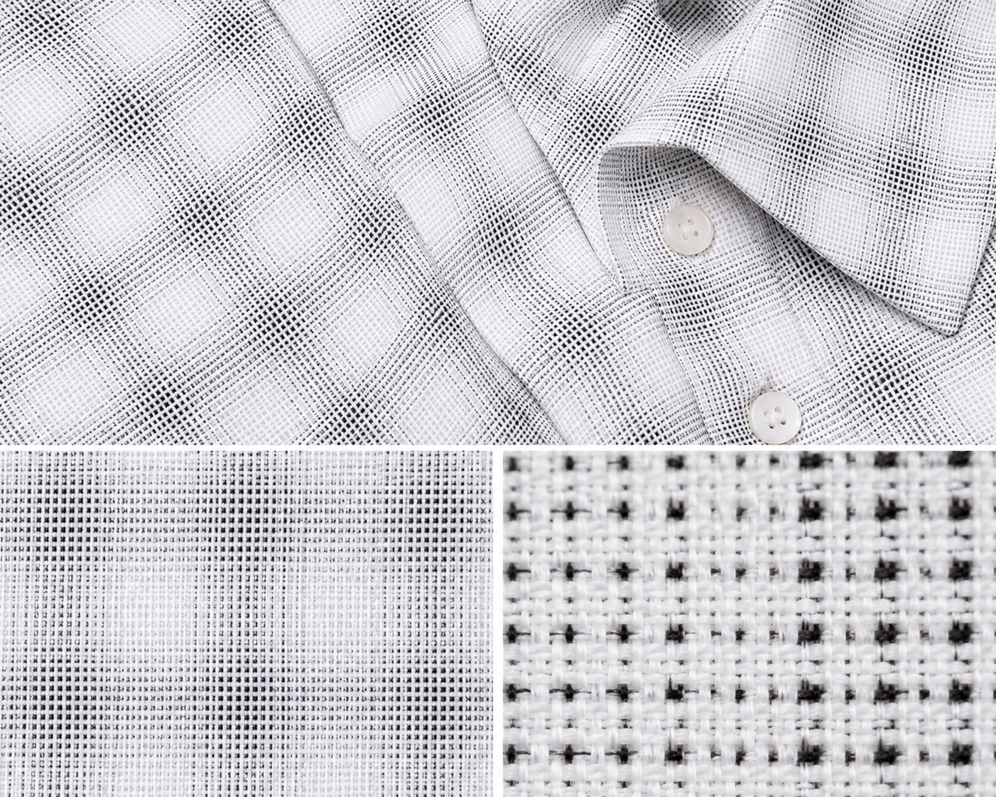 CHINOS COLLAR WITHOUT POCKET CHECK SHIRT