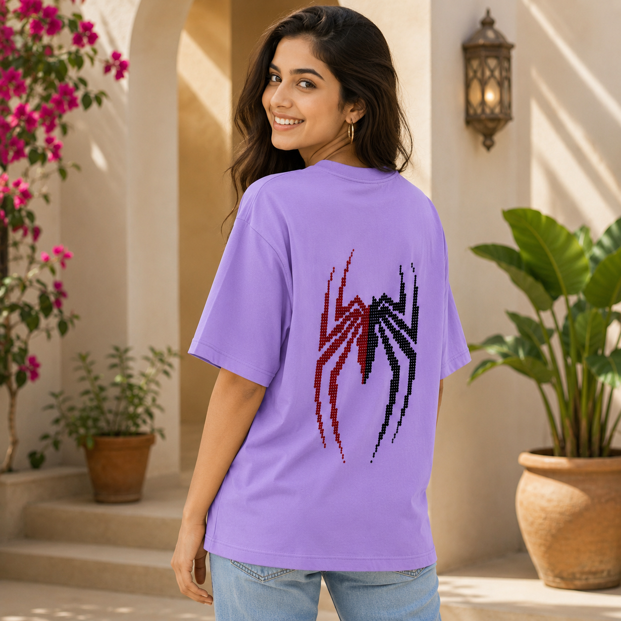 OVER SIZED PRINTED T-SHIRT