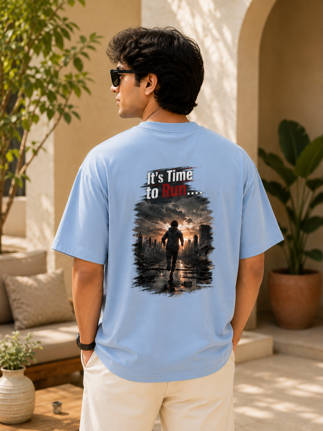 PRINTED T-SHIRT OVER SIZED